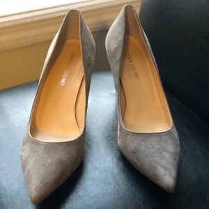 Gray Suede Pumps Sz 9M